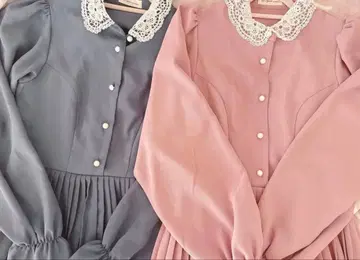 아오키 미사코 시마무라 콜라보 플리츠 원피스 2벌 세트