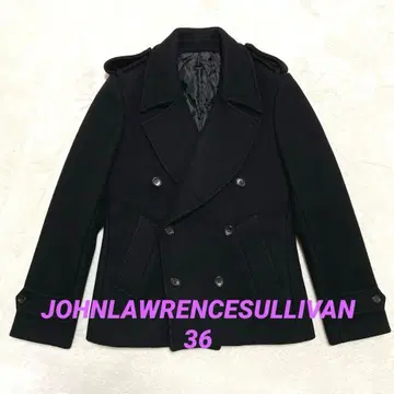 [ 새상품급 ] 존 로렌스 설리번 피코트 블랙 36