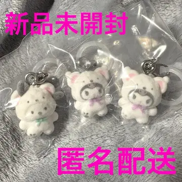 미개봉 새상품 산리오 메지루시 액세서리 포근포근 스노우 쿠로미 포차코