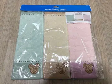 미사용 새상품 도쿄 디즈니 리조트 미니 타월 3개 세트 미키 와플
