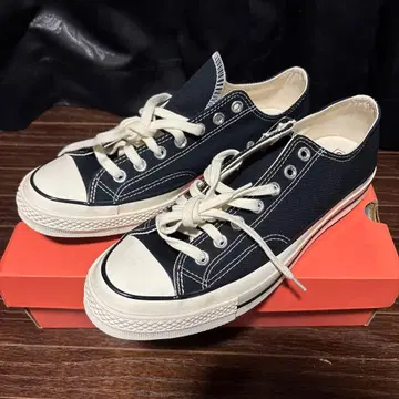 컨버스 CONVERSE CT70 OX 척 로우 블랙 27.5