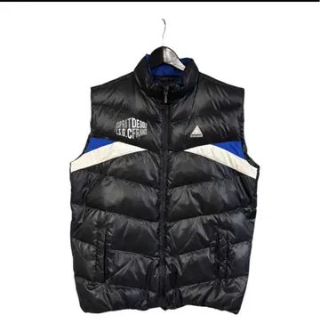 르꼬끄골프 다운 베스트 블랙/파랑/화이트