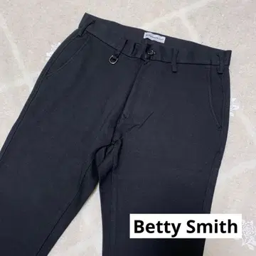 베티 스미스 블랙 캐주얼 팬츠 남성용 사이즈 S