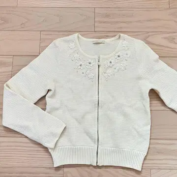 아베닐 에투알 집업 비쥬 니트 가디건