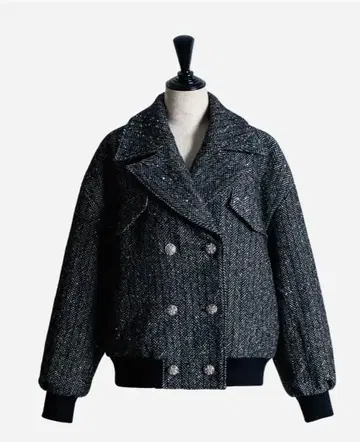 brillant herringbone jacket coat