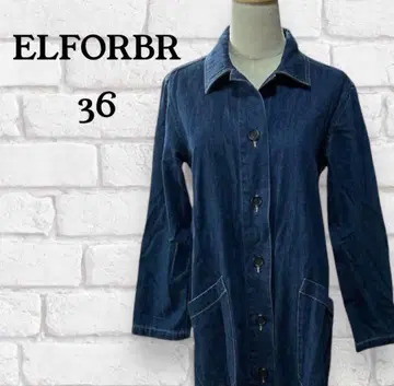 ELFORBR 데님 롱 원피스 36 블루 계열 여성용