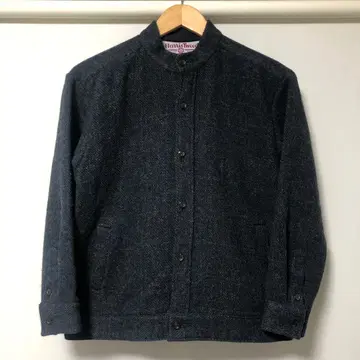 Harris Tweed 해리스 트위드 100% 울 노카라 자켓