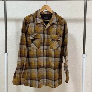 Pendleton 보드 셔츠 L 사이즈 브라운 계열 체크