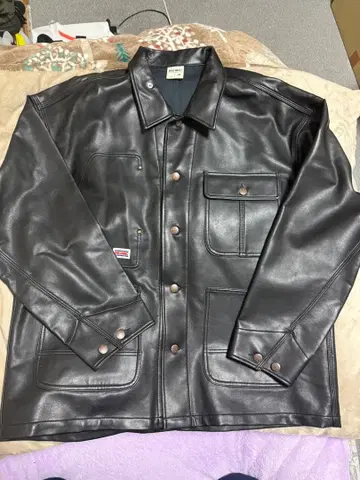 BIG MAC 블랙 가죽 커버올