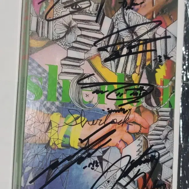 샤이니 친필 싸인 셜록 비매 앨범 최저가 팝니다!