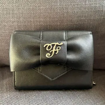 메종 드 플뢰르 벨트 리본 접이식 포켓 지갑