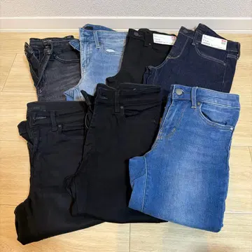 유니클로 울트라 스트레치 청바지 묶음 판매