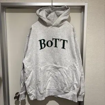 BoTT 후드 부착 후드티 그레이 속기모 XL