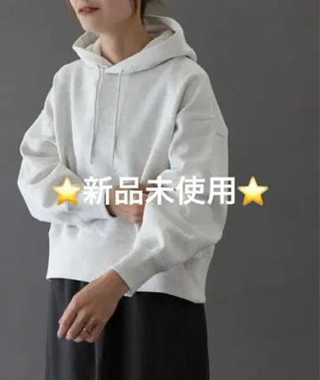 FORK&SPOON 리사이클 쭈리 크롭 후디 OATMEAL