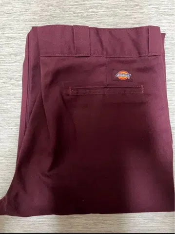 Dickies 버건디 워크 팬츠