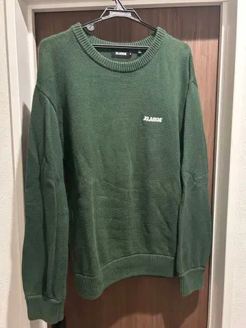 XLARGE 그린 니트 스웨터 L 사이즈