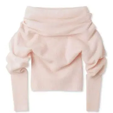 스나이델 루즈 오프숄더 니트 풀오버