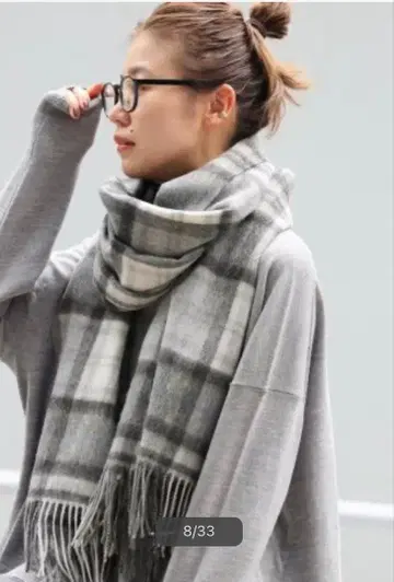 TWEEDMILL/트위드밀 체크 스톨