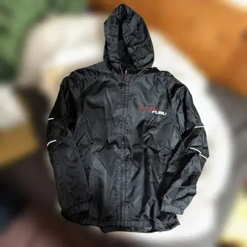 FUBU 나일론 자켓 두꺼운 원단 블랙