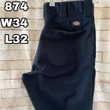 디키즈 워크 팬츠 874 자수 네이비 34 x 32