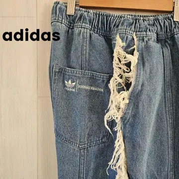 [ 레어 ] 아디다스 ADIDAS 콜라보 팬츠 데님 청바지 여성용 S