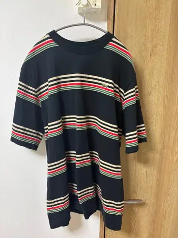Lacoste 보더 T셔츠 네이비
