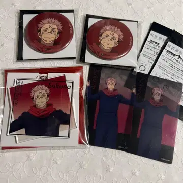 애니메이션 주술회전전 시부야 사변 양면 스쿠나 5세트