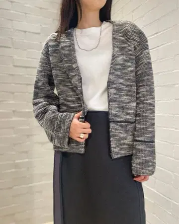 투모로우랜드 BACCA 아니베르더 보더 지퍼 자켓