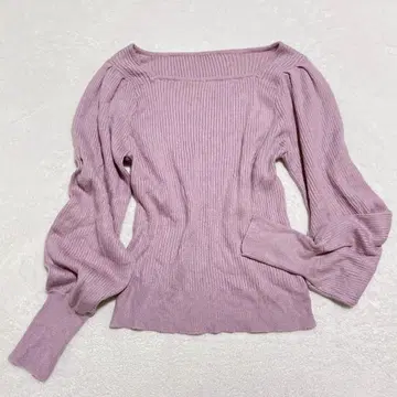 GRL 마톤 슬리브 스퀘어 넥 니트 Y2K 한국 L (ai33)