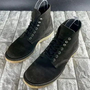 27.5cm RED WING 8174 워크 부츠 스웨이드 USA 블랙