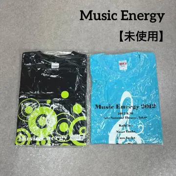 미사용 Music Energy 2012 2013 티셔츠 2벌 세트