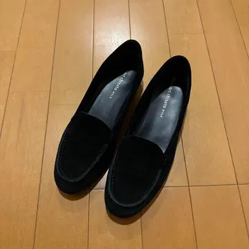 tsumori chisato WALK 블랙 스웨이드 플랫슈즈