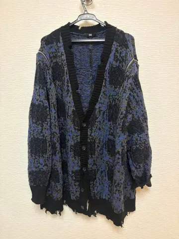 HARE BIG 데미지 ZIP 가디건