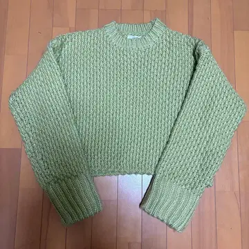 vacancy 숏 기장 니트