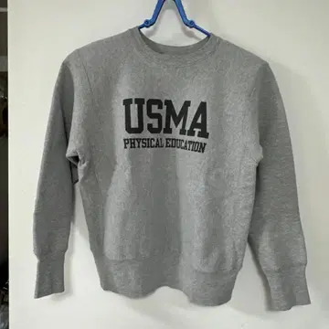 Champion 리버스 위브 복각 USMA 단색 빨간색 택 사이즈 M