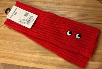 유니클로 ANYA HINDMARCH 캐시미어 니트 암워머 레드