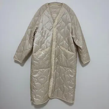 HYKE 퀼팅 롱 자켓 코트 여성용