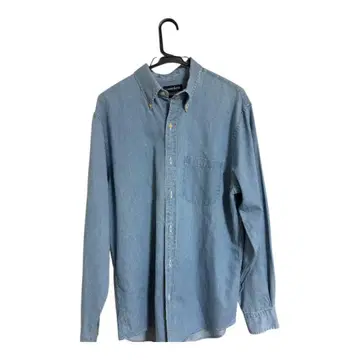 Lands' End 데님 버튼 다운 셔츠