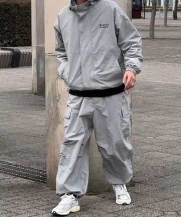 kutir 후드 부착 나일론 자켓 팬츠 세트