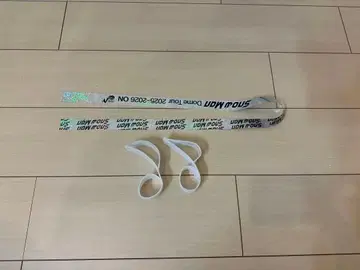 SnowMan ON 은색 테이프 음표 낙하물