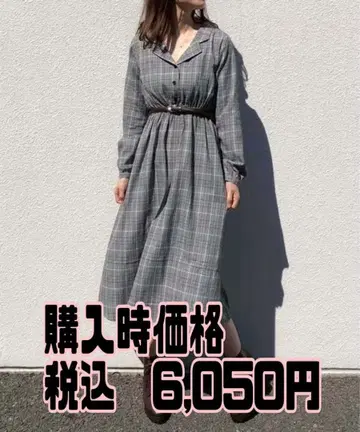 오픈 카라 레트로 모듬 원피스 즉시 구매 가능