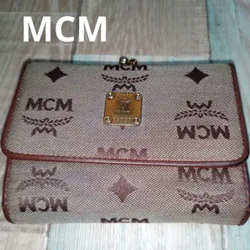 MCM MCM 지갑 가마구치 3단 폴더형
