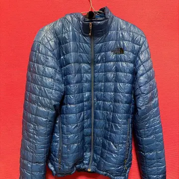 THE NORTH FACE 블루 퀼팅 다운 자켓 L
