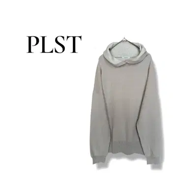 [플라스테] M 후드 부착 상의 베이지 심플스타일리시 캐주얼