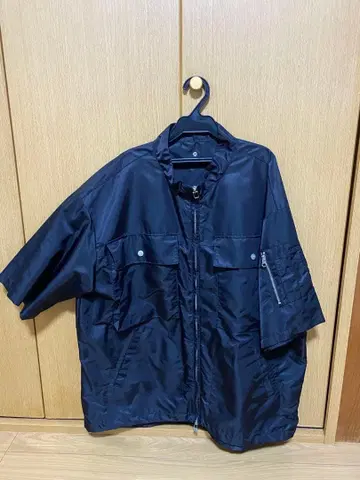 ADRAR 나일론 지퍼 오버 셔츠 L 사이즈