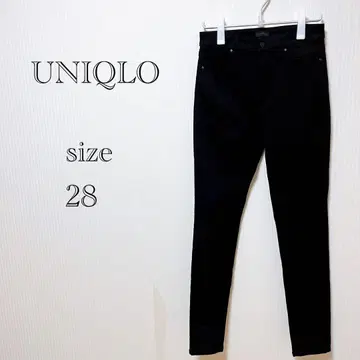UNIQLO 유니클로 청바지 스키니 데님 사이즈 28 블랙 슬림 레그