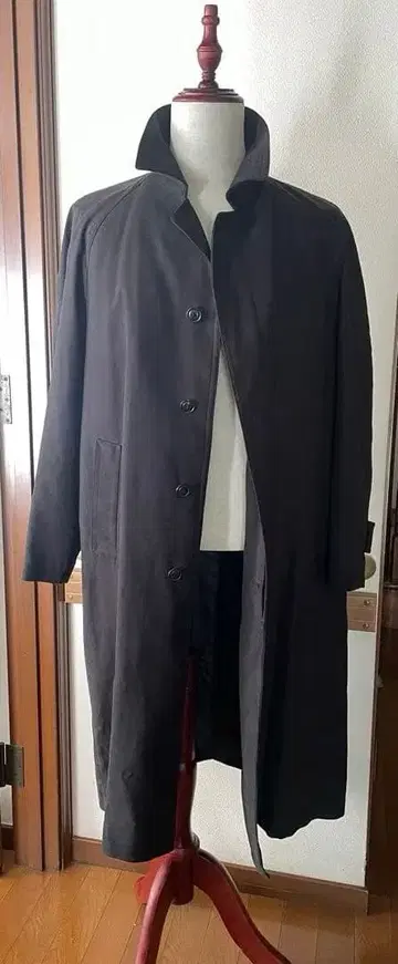 Balestrino ITALY 발레스트리노 롱 코트 블랙