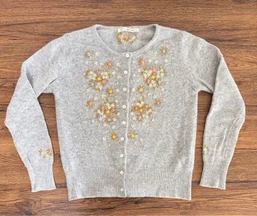 CHILD. WOMAN 꽃무늬 자수 가디건