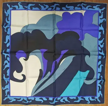 에밀리오 푸치 스카프 블루