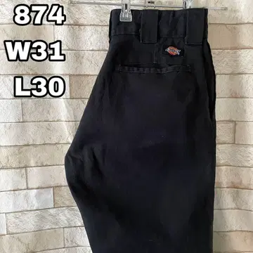 디키즈 워크 팬츠 874 멕시코 자수 블랙 31 x 30